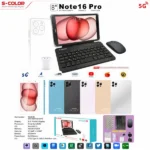 ⁦تابلت Note 16 شبيه الايفون مزود بكيبورد وماوس هديه 8 بوصة⁩ - الصورة ⁦5⁩